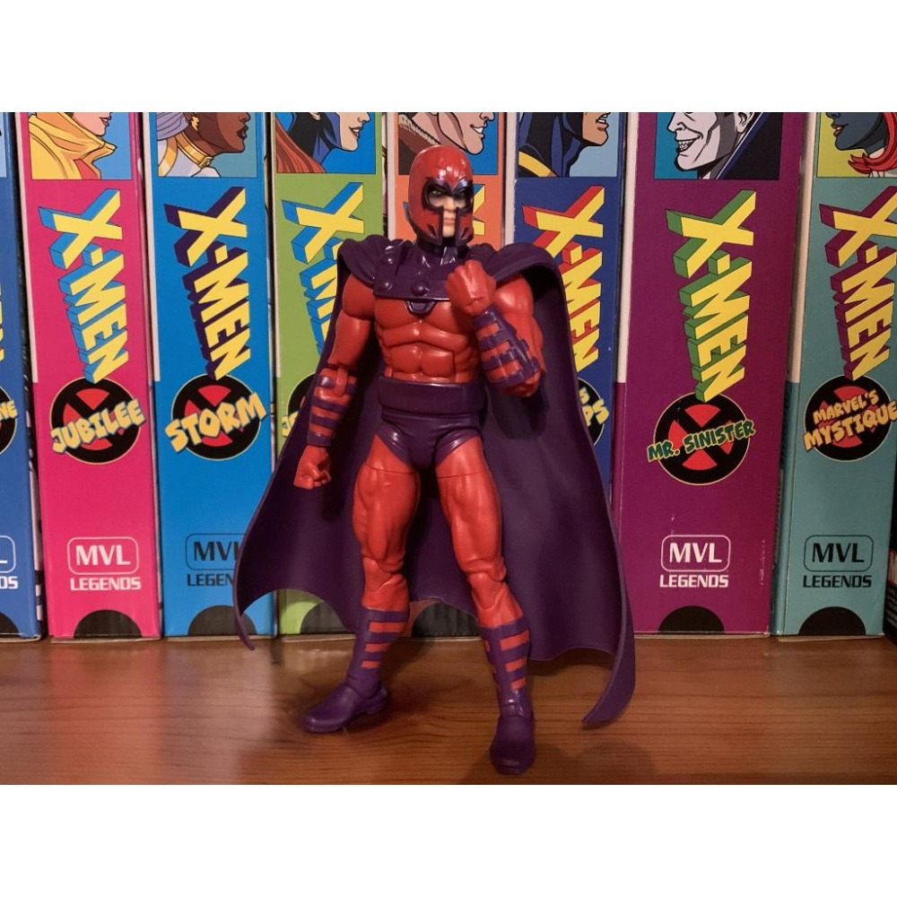 孩之寶 全新現貨 萬磁王 Xmen 97 漫畫收藏品 Marvel Legends magneto 6吋 美式復古吊卡-細節圖7