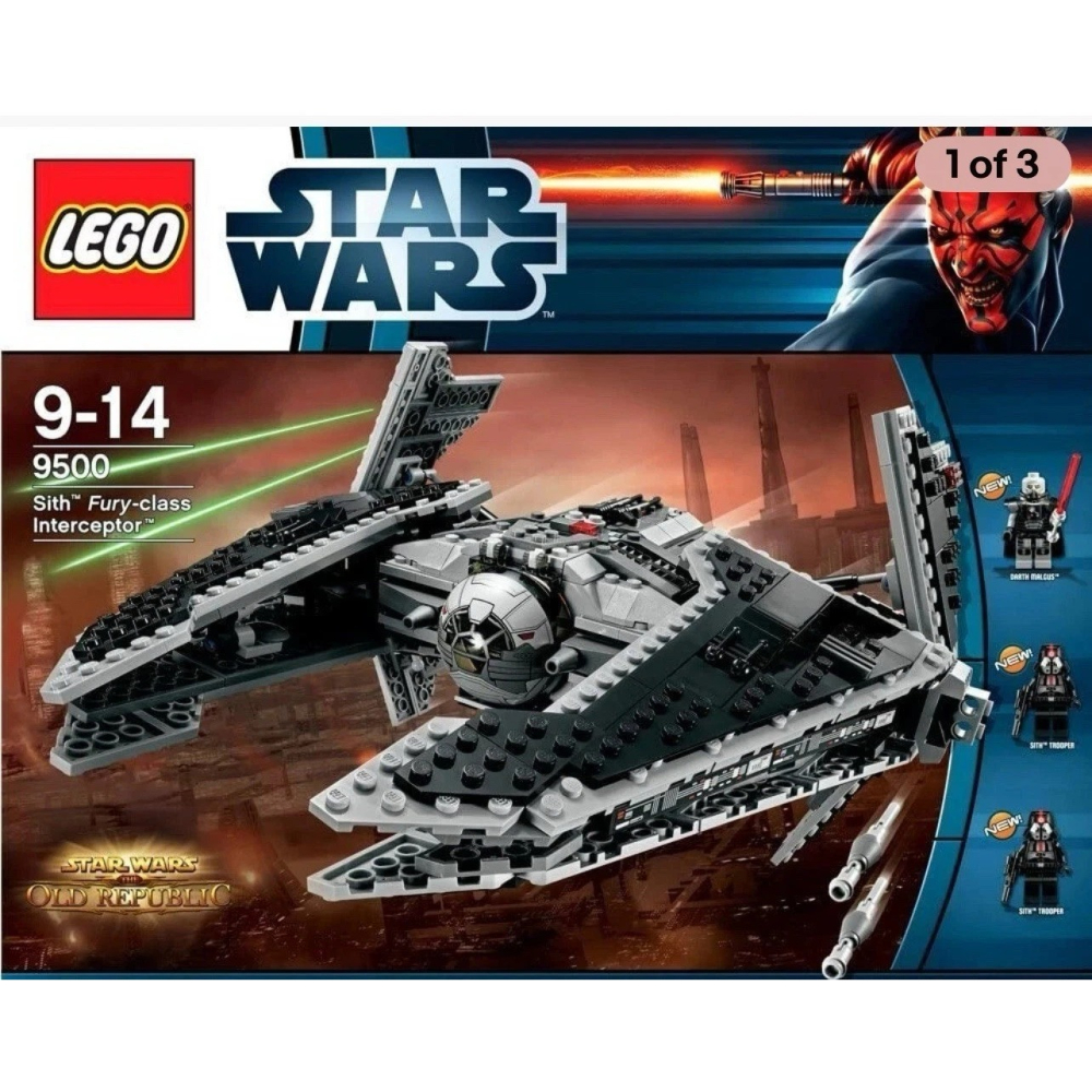 LEGO 9500 全新未拆 樂高 星際大戰 Sith Fury Interceptor 絕版 StarWars 系列-細節圖6