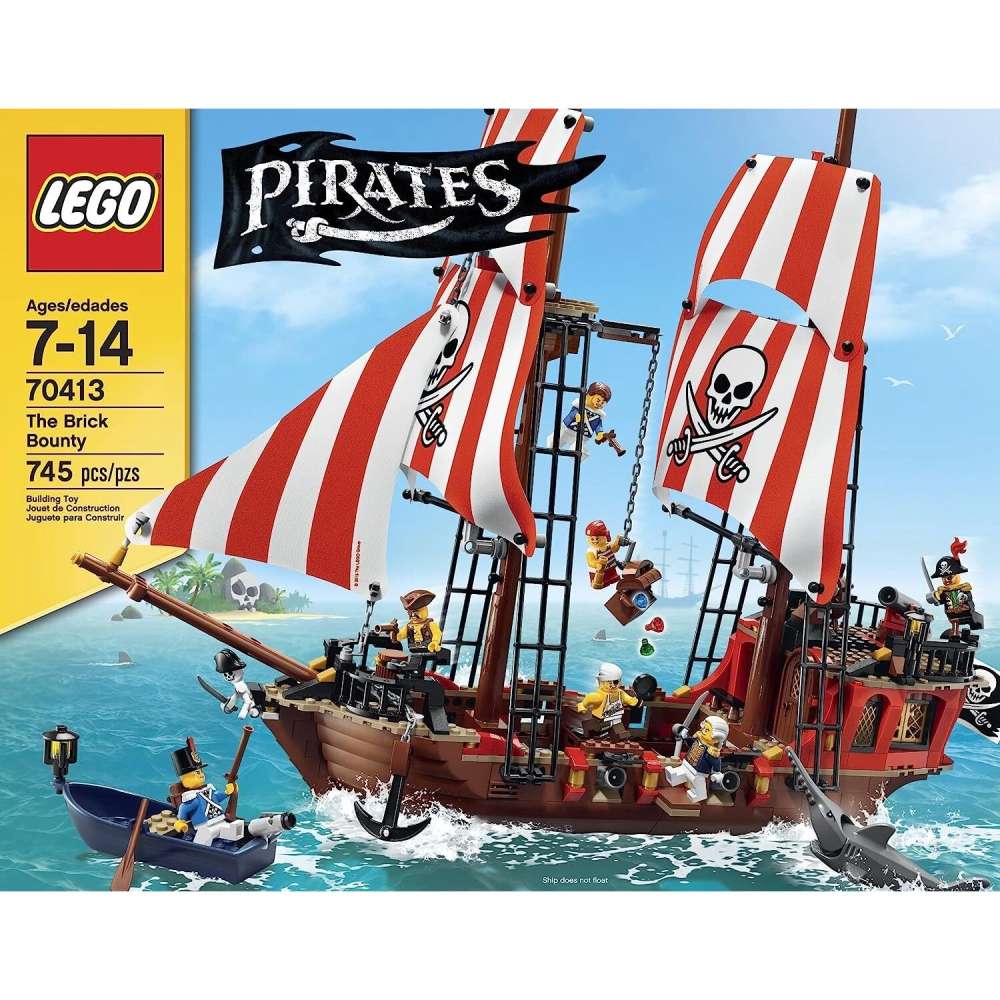 LEGO 70413 全新未拆 絕版樂高 海盜系列 海盜船 Pirates The Brick Bounty-細節圖10