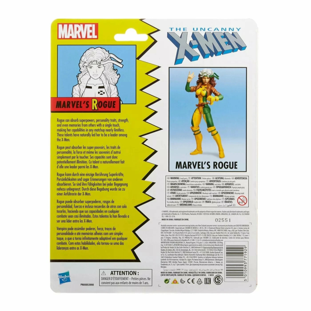 孩之寶 全新現貨 絕版 97 小淘氣 漫威傳奇 Marvel Legends 6吋 復古吊卡 X戰警 Rogue-細節圖3