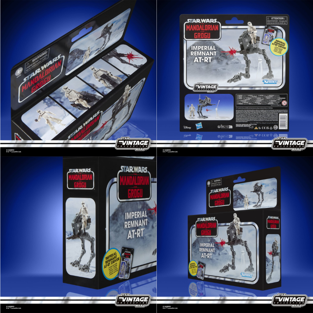 孩之寶 全新現貨 星際大戰 帝國軍 AT-RT 駕駛員 載具組 曼達洛人 古古 曼達洛人電影 3.75吋 TVC-細節圖2