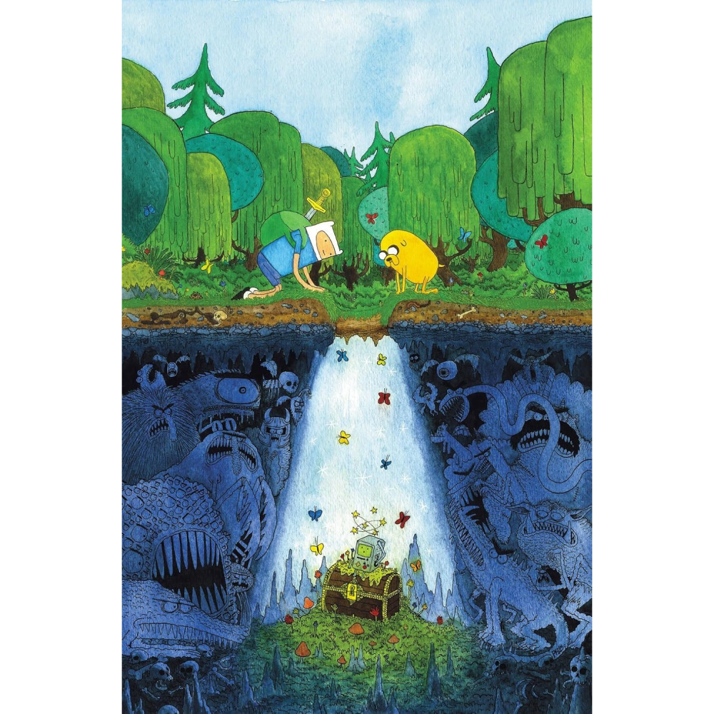 探險活寶 現貨 Adventure Time 海報合集 可拆式 收藏書 Math Poster Collection-細節圖4