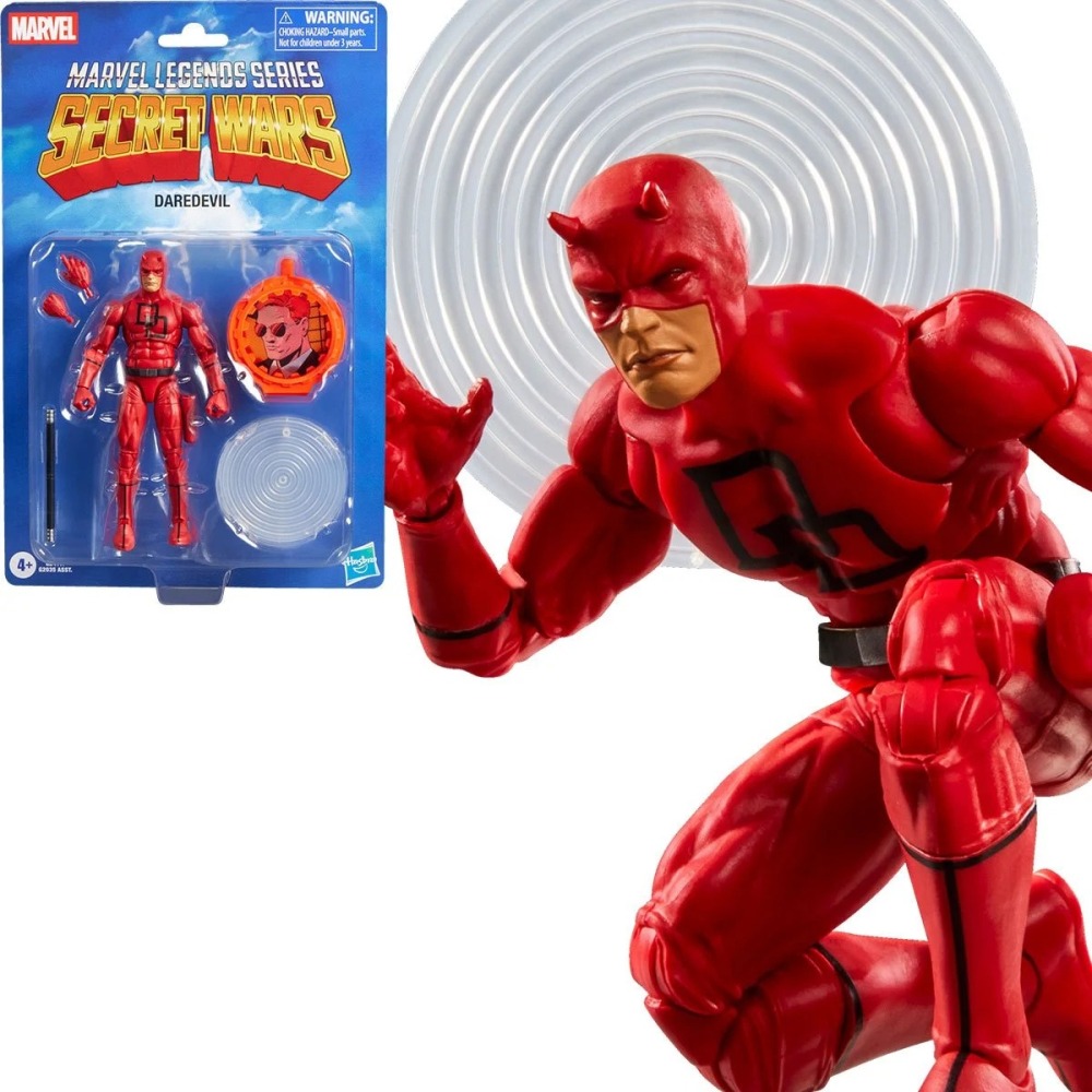 孩之寶 全新預購 夜魔俠 Daredevil 秘密戰爭 漫威傳奇 漫畫 Marvel Legends-細節圖2