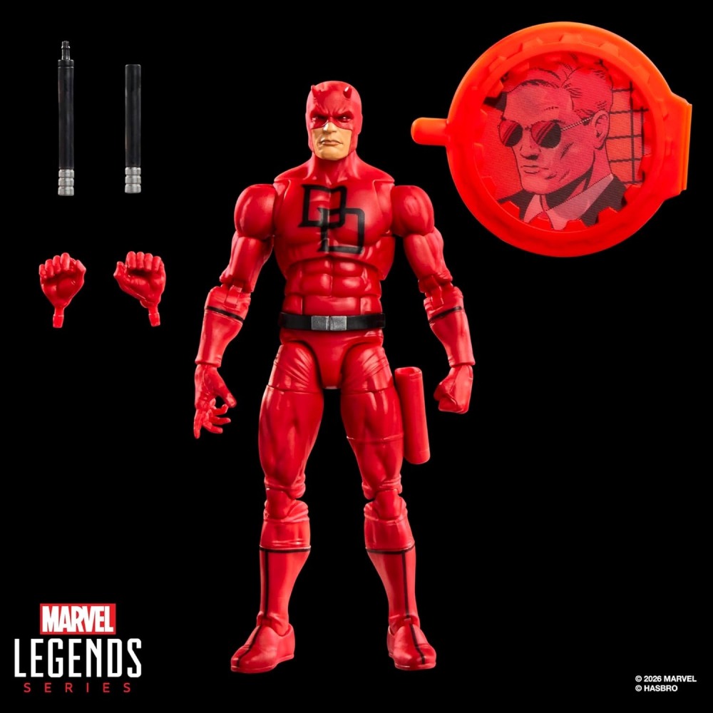孩之寶 全新預購 夜魔俠 Daredevil 秘密戰爭 漫威傳奇 漫畫 Marvel Legends-細節圖3
