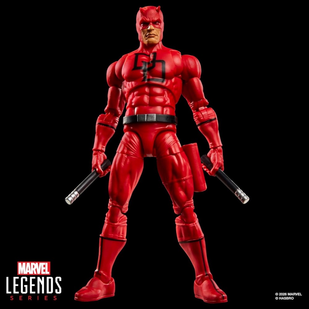 孩之寶 全新預購 夜魔俠 Daredevil 秘密戰爭 漫威傳奇 漫畫 Marvel Legends-細節圖6