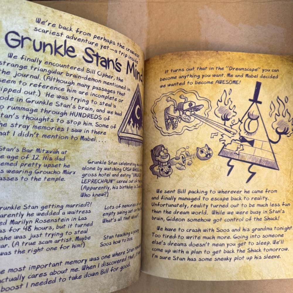 神祕小鎮大冒險 收藏書 週記3 Gravity Falls 重力瀑布 手記 比爾之書-細節圖7