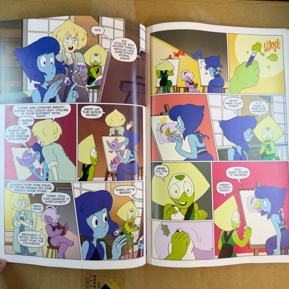 神奇小捲毛 絕版漫畫 現貨 史蒂芬宇宙 英文原版 Steven Universe 宇宙寶衛隊 導覽書-細節圖2