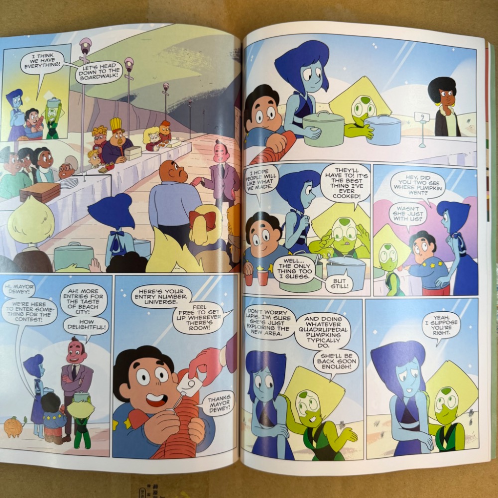 神奇小捲毛 絕版漫畫 現貨 史蒂芬宇宙 英文原版 Steven Universe 宇宙寶衛隊 導覽書-細節圖3