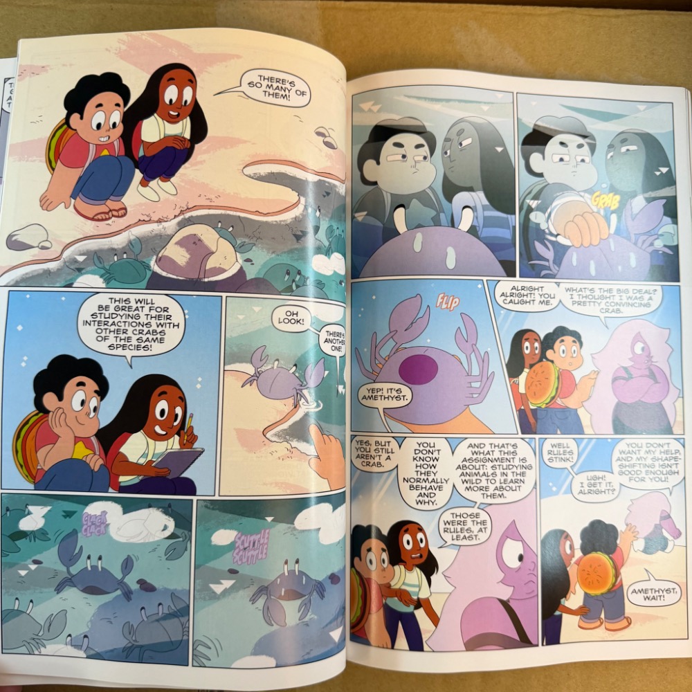 神奇小捲毛 絕版漫畫 現貨 史蒂芬宇宙 英文原版 Steven Universe 宇宙寶衛隊 導覽書-細節圖4