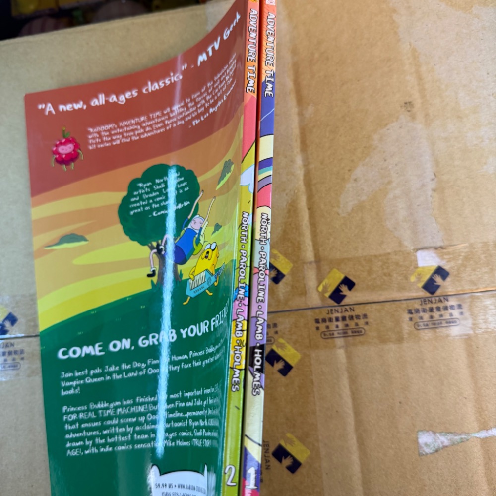 探險活寶 絕版漫畫 現貨 Adventure Time Vol. 1 Vol .2 Novel 英語版 卡通頻道-細節圖2