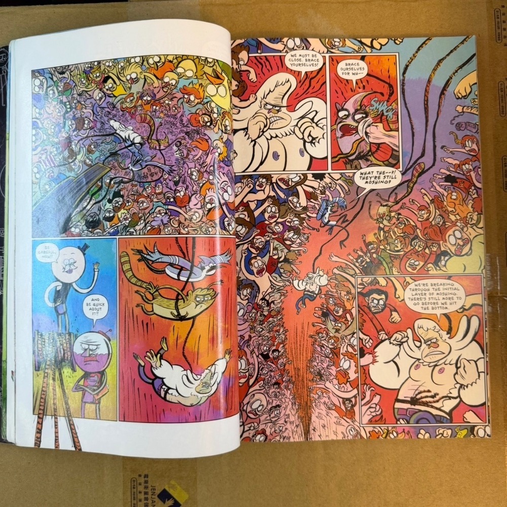 天兵公園 最早期 漫畫 Regular Show Vol 1 鳥哥 阿天 日常工作 第一刊 絕版 卡通頻道 歐美小説-細節圖2