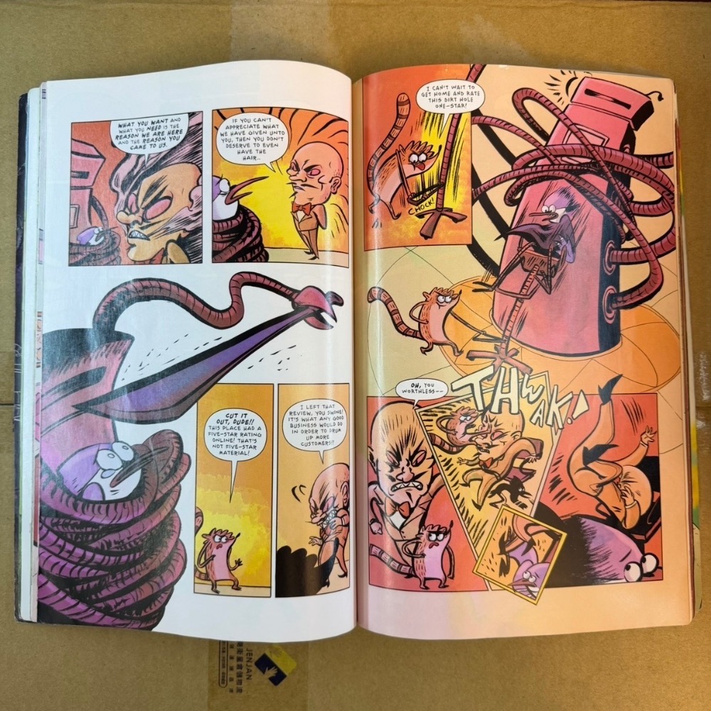 天兵公園 最早期 漫畫 Regular Show Vol 1 鳥哥 阿天 日常工作 第一刊 絕版 卡通頻道 歐美小説-細節圖3