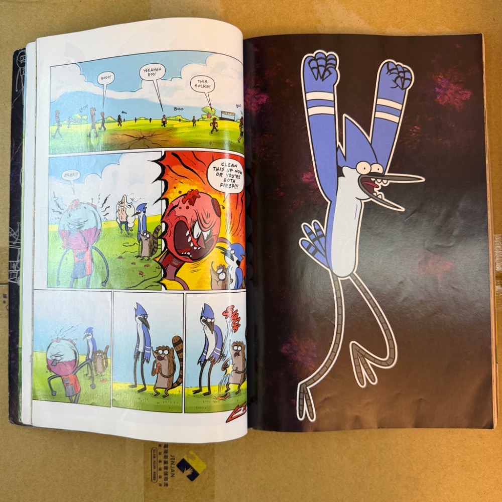 天兵公園 最早期 漫畫 Regular Show Vol 1 鳥哥 阿天 日常工作 第一刊 絕版 卡通頻道 歐美小説-細節圖5