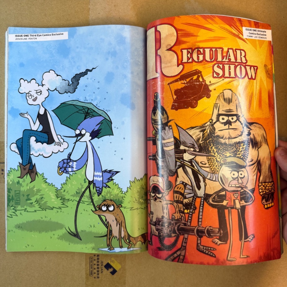 天兵公園 最早期 漫畫 Regular Show Vol 1 鳥哥 阿天 日常工作 第一刊 絕版 卡通頻道 歐美小説-細節圖6