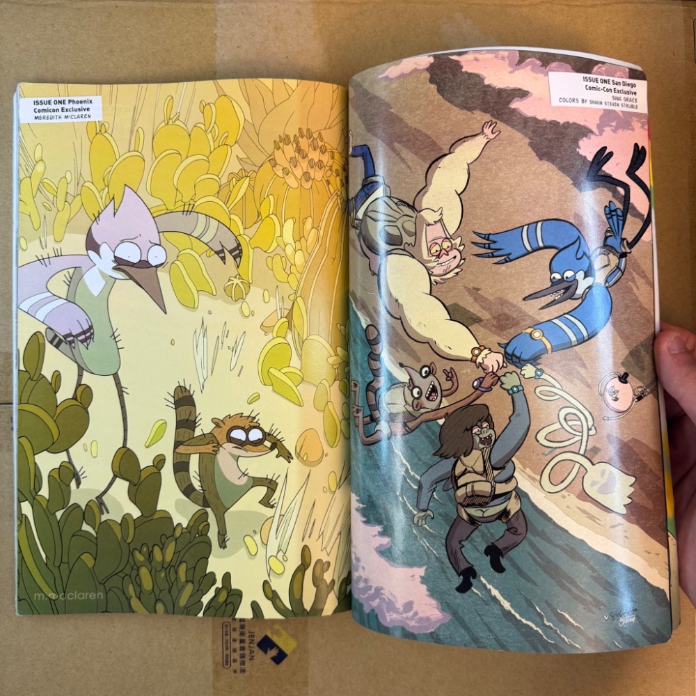 天兵公園 最早期 漫畫 Regular Show Vol 1 鳥哥 阿天 日常工作 第一刊 絕版 卡通頻道 歐美小説-細節圖7
