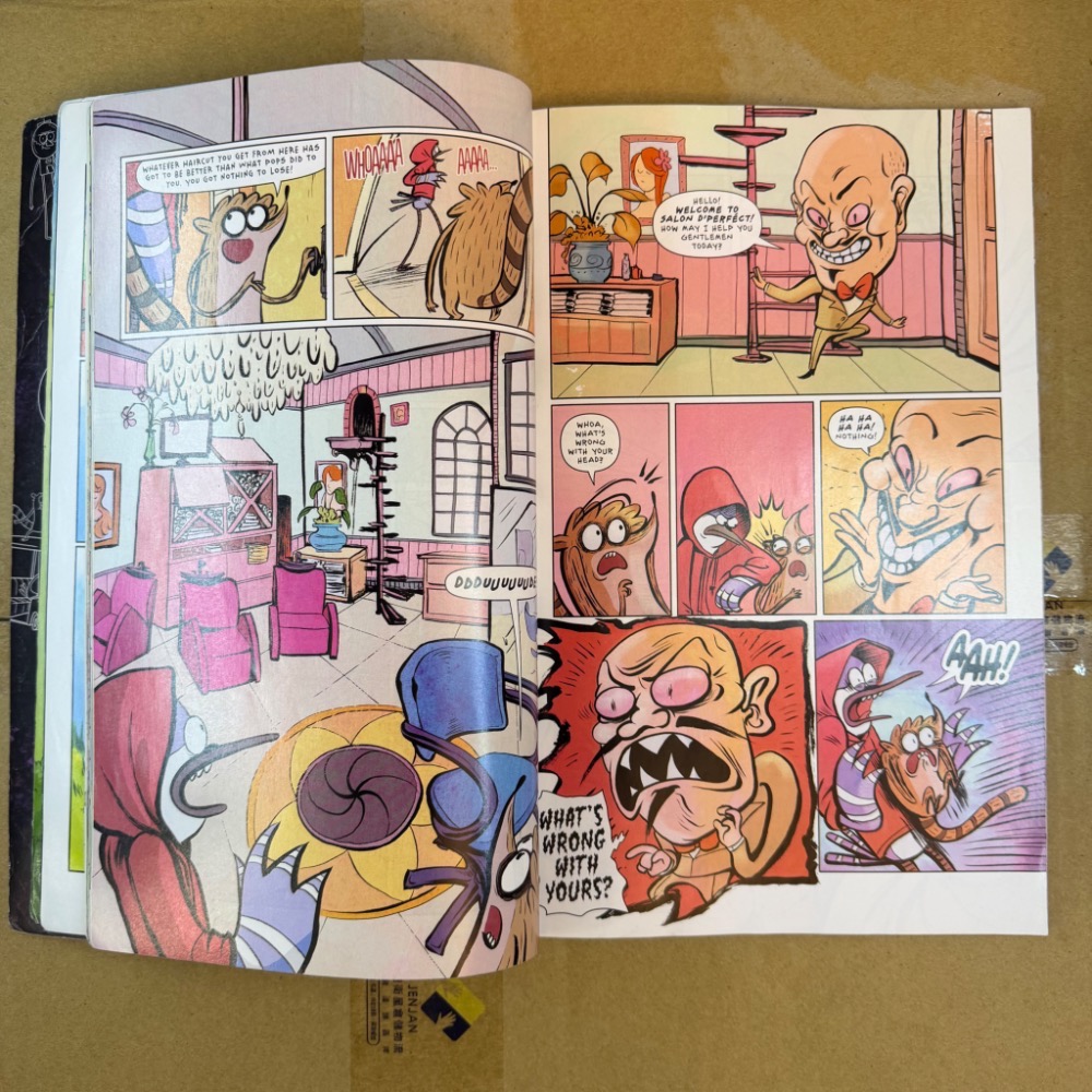 天兵公園 最早期 漫畫 Regular Show Vol 1 鳥哥 阿天 日常工作 第一刊 絕版 卡通頻道 歐美小説-細節圖9