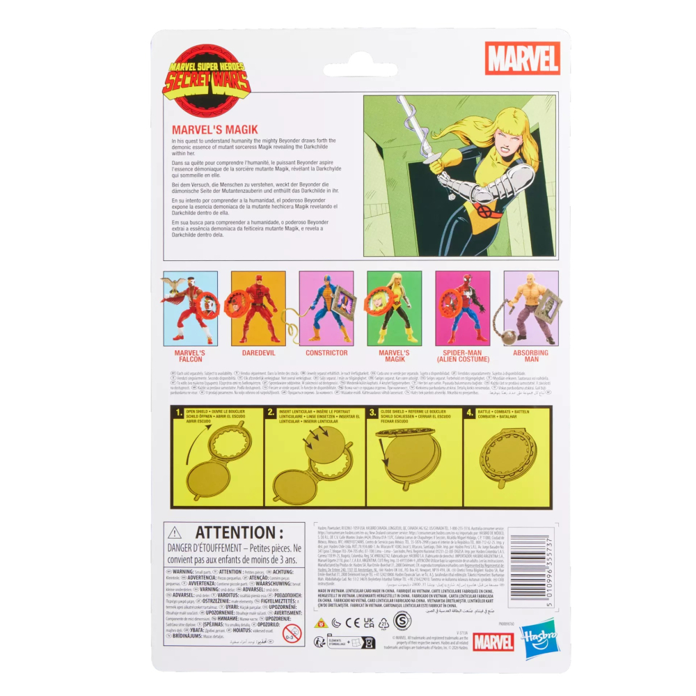 孩之寶 漫威 傳奇 Marvel Legends 秘客 Magik 漫畫版 秘密戰爭 復古吊卡-細節圖9