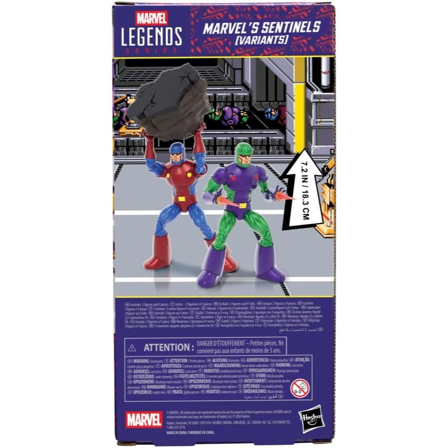 孩之寶 全新現貨 哨兵機器人 雙人包 漫威傳奇 Marvel Legends 97 X戰警 Xmen 6吋 哨兵 漫畫版-細節圖10