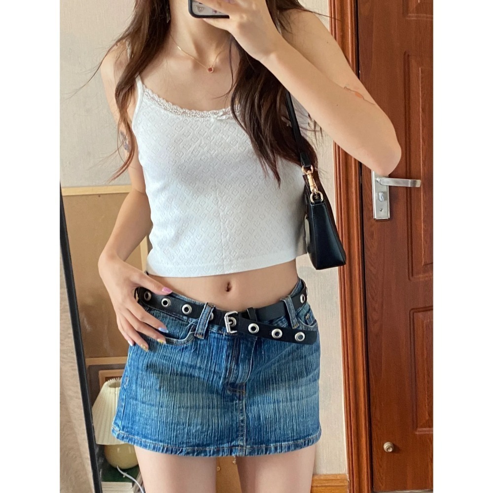 【BM】Skylar Lace Eyelet Tank 愛心蕾絲小吊帶-細節圖4