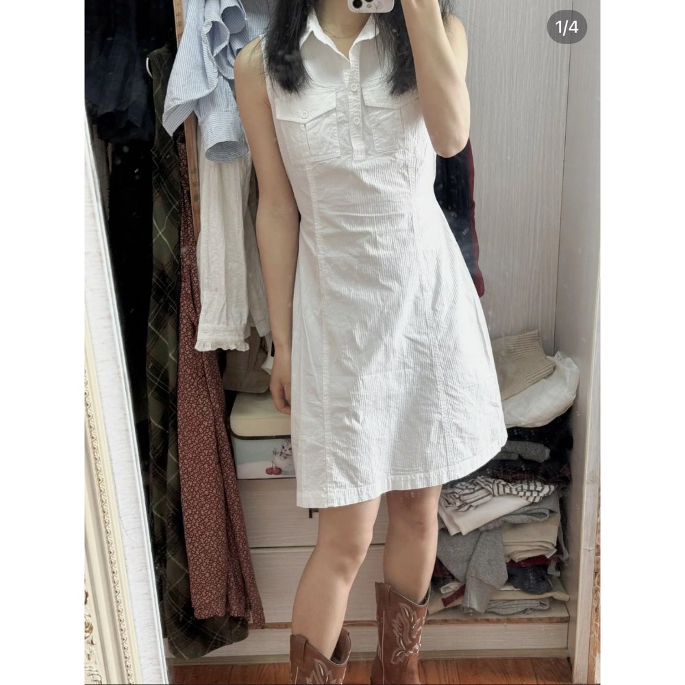 【BM】Caroline Dress 學院風polo領短洋裝-細節圖2