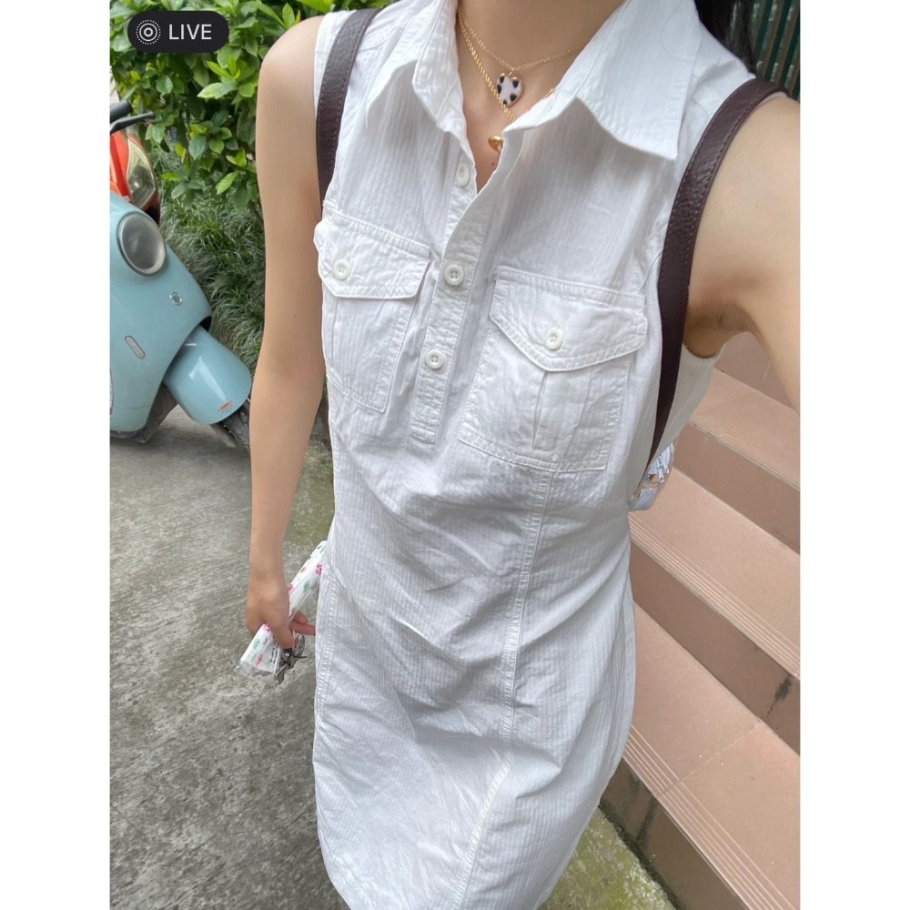 【BM】Caroline Dress 學院風polo領短洋裝-細節圖4