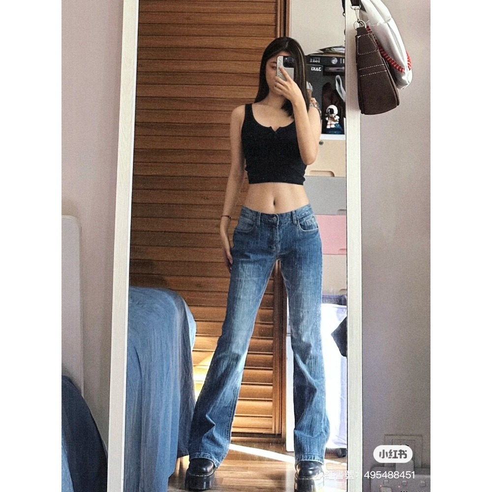 【BM】Brielle 90’s Jeans 復古低腰喇叭牛仔褲-細節圖3