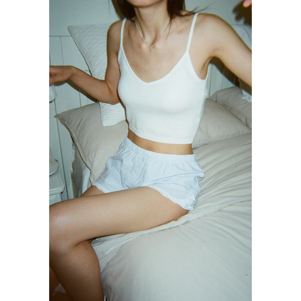 【BM】Keira Lace Short 蕾絲條紋短褲-細節圖3