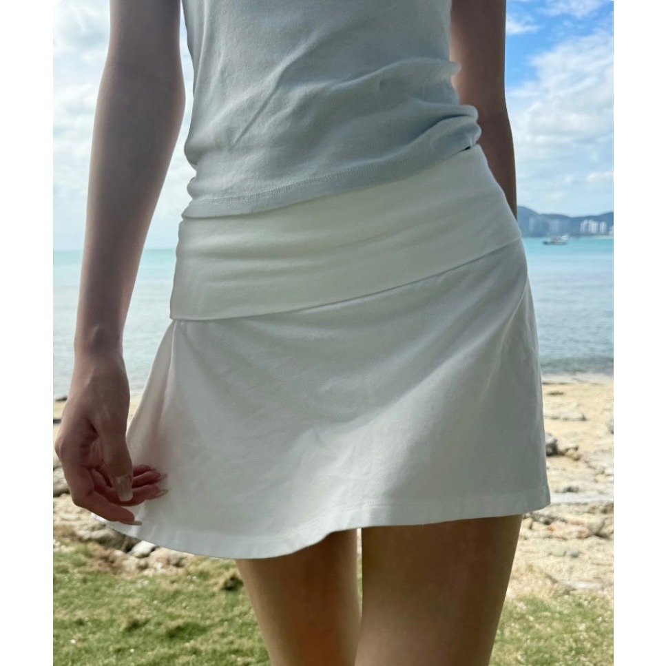 【BM】Starla Mini Skirt 飄逸迷你小白裙-細節圖2