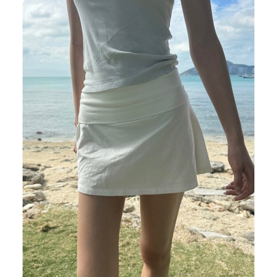 【BM】Starla Mini Skirt 飄逸迷你小白裙-細節圖3