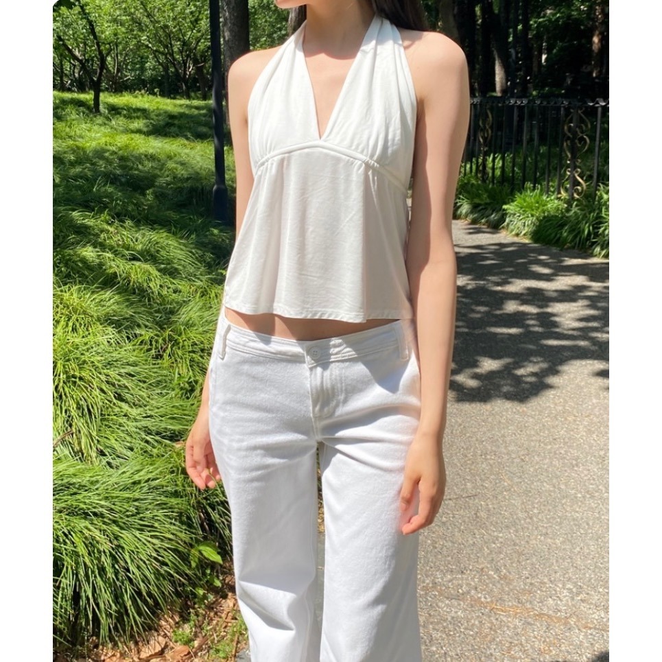 【BM】Rafaela Top 辣妹綁帶露背掛脖背心-規格圖4