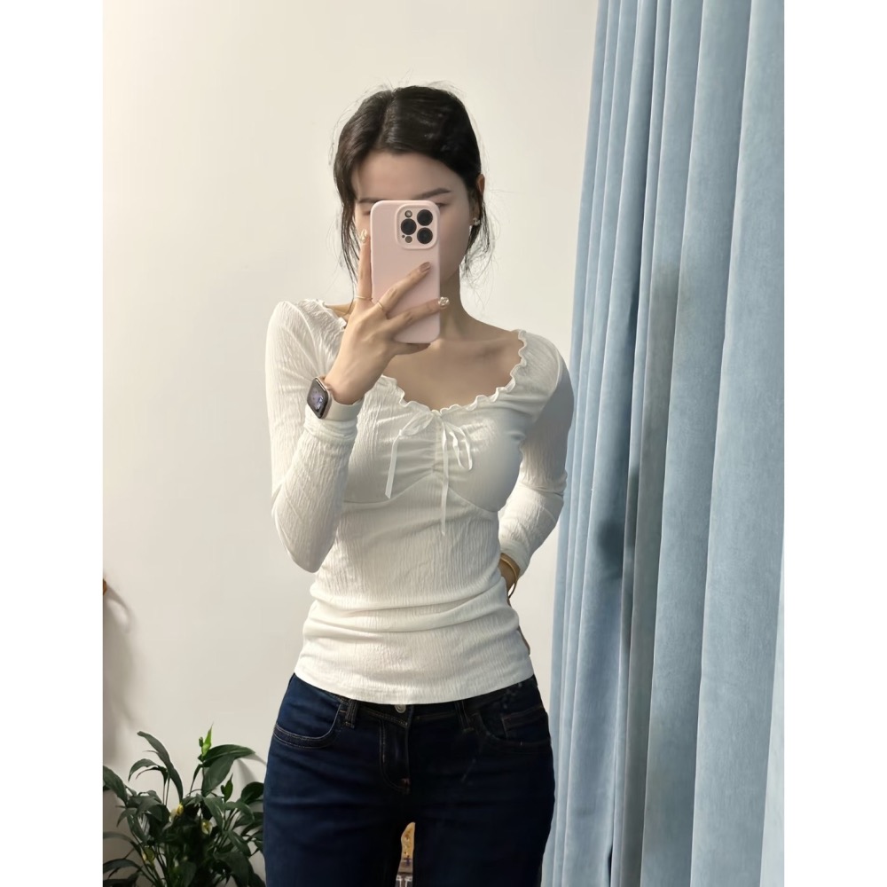 【BM】Malena Long Sleeve Top 經典木耳邊長袖上衣-細節圖4