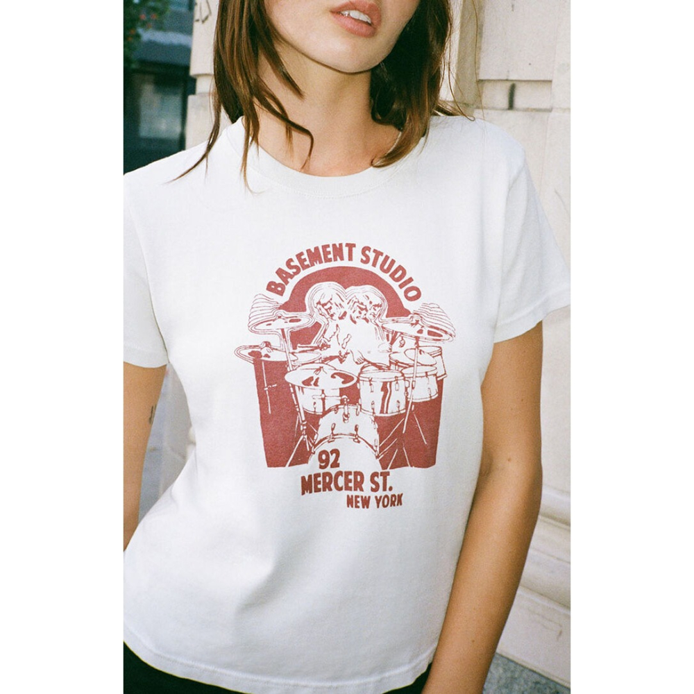 【BM】Basement Studio T-Shirt 復古搖滾印花短袖-細節圖2