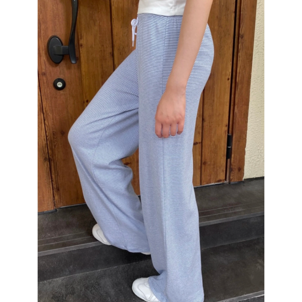 【BM】Anastasia Striped Pants 居家條紋棉褲-細節圖2