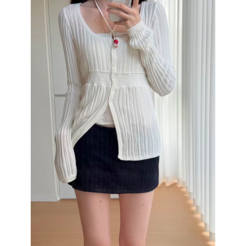 【BM】Nikki Sweater 2色* 美式收腰針織長袖-規格圖4