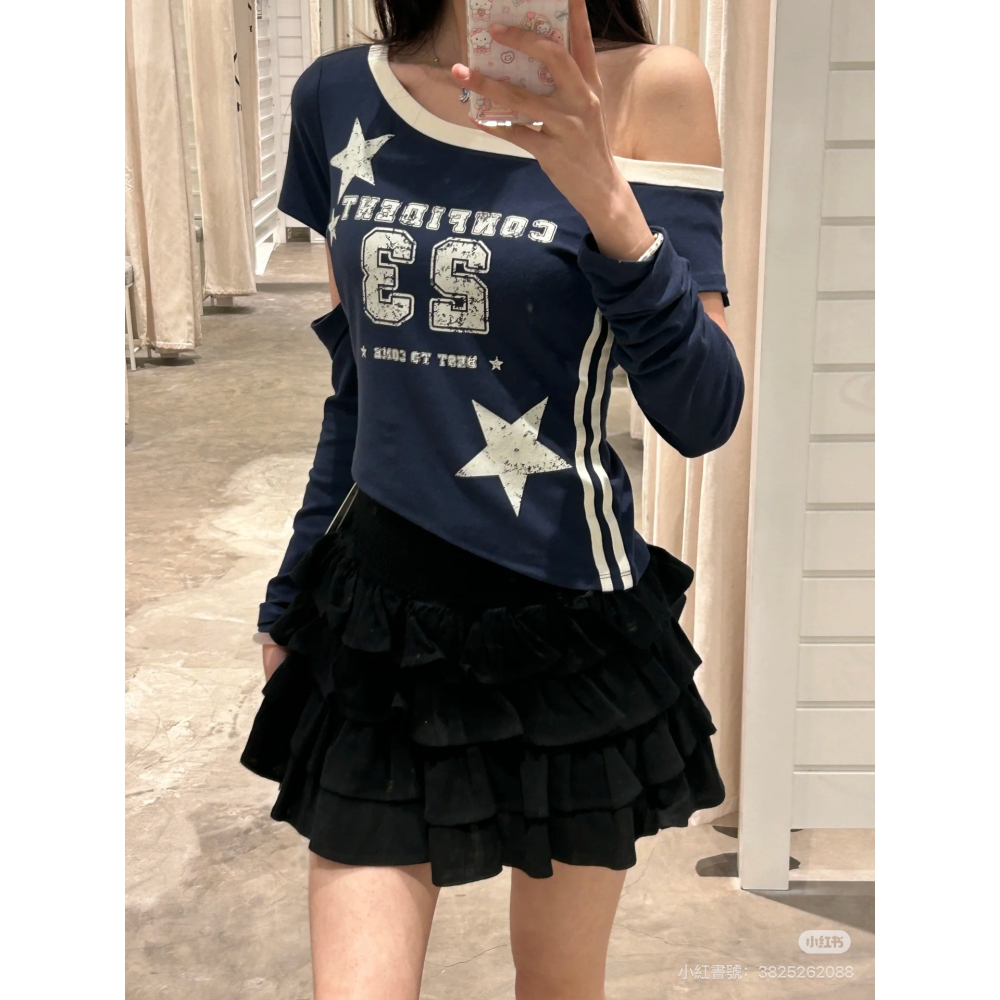 【WM】芭蕾球衣星星長袖-細節圖2