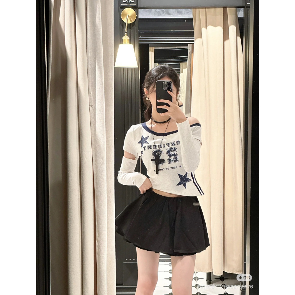 【WM】芭蕾球衣星星長袖-細節圖3