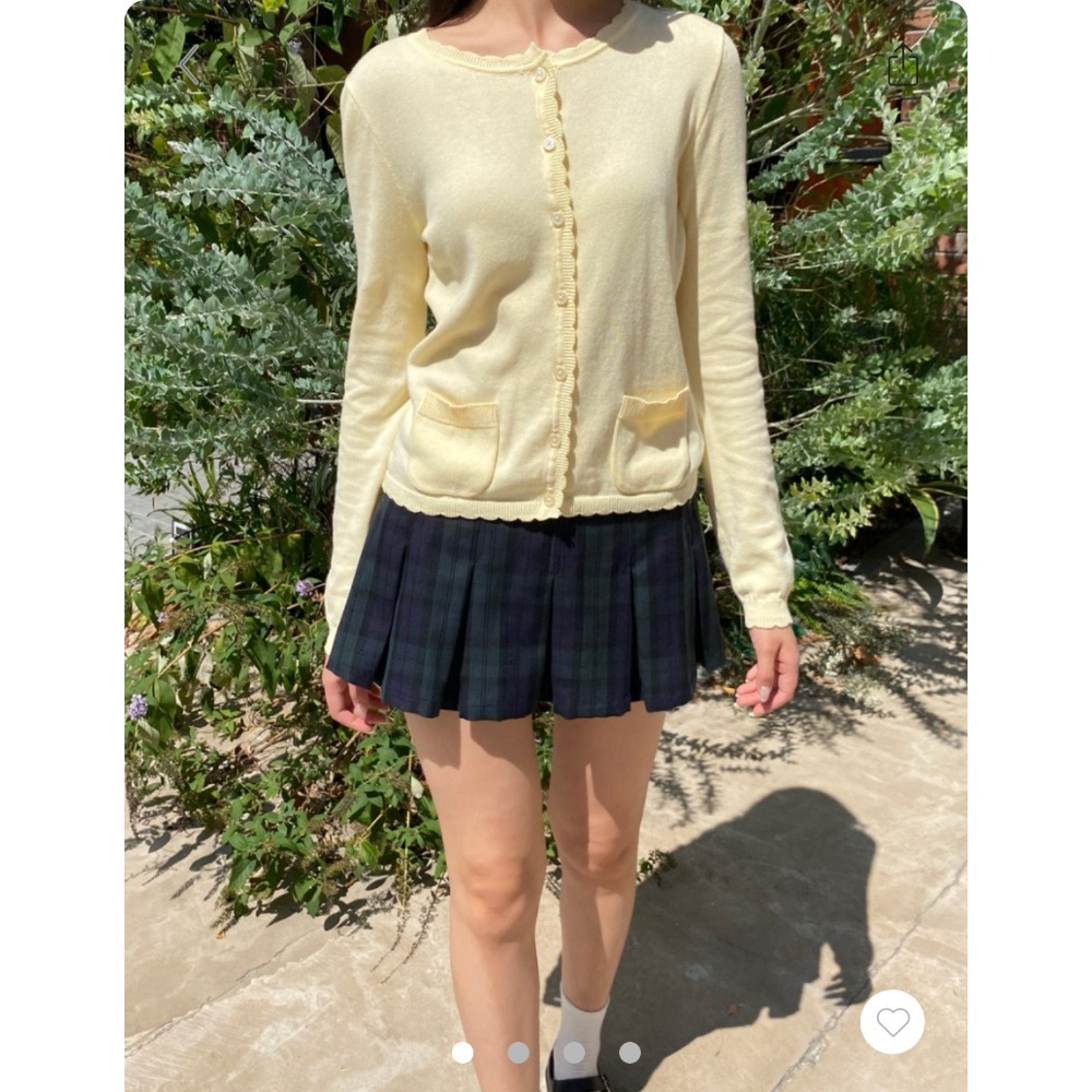 【BM】Zoe Cardigan 多色* 花邊小口袋棉開衫-規格圖6