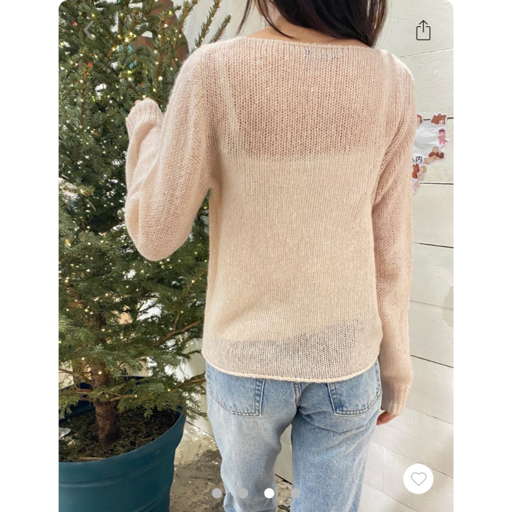 【BM】Colette Boat Neck Sweater 針織罩衫毛衣-細節圖3