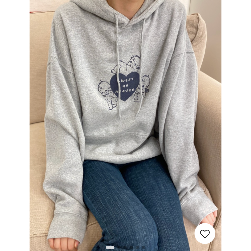 【BM】Christy Sweet As Heaven Hoodie 經典小天使連帽衛衣-細節圖4