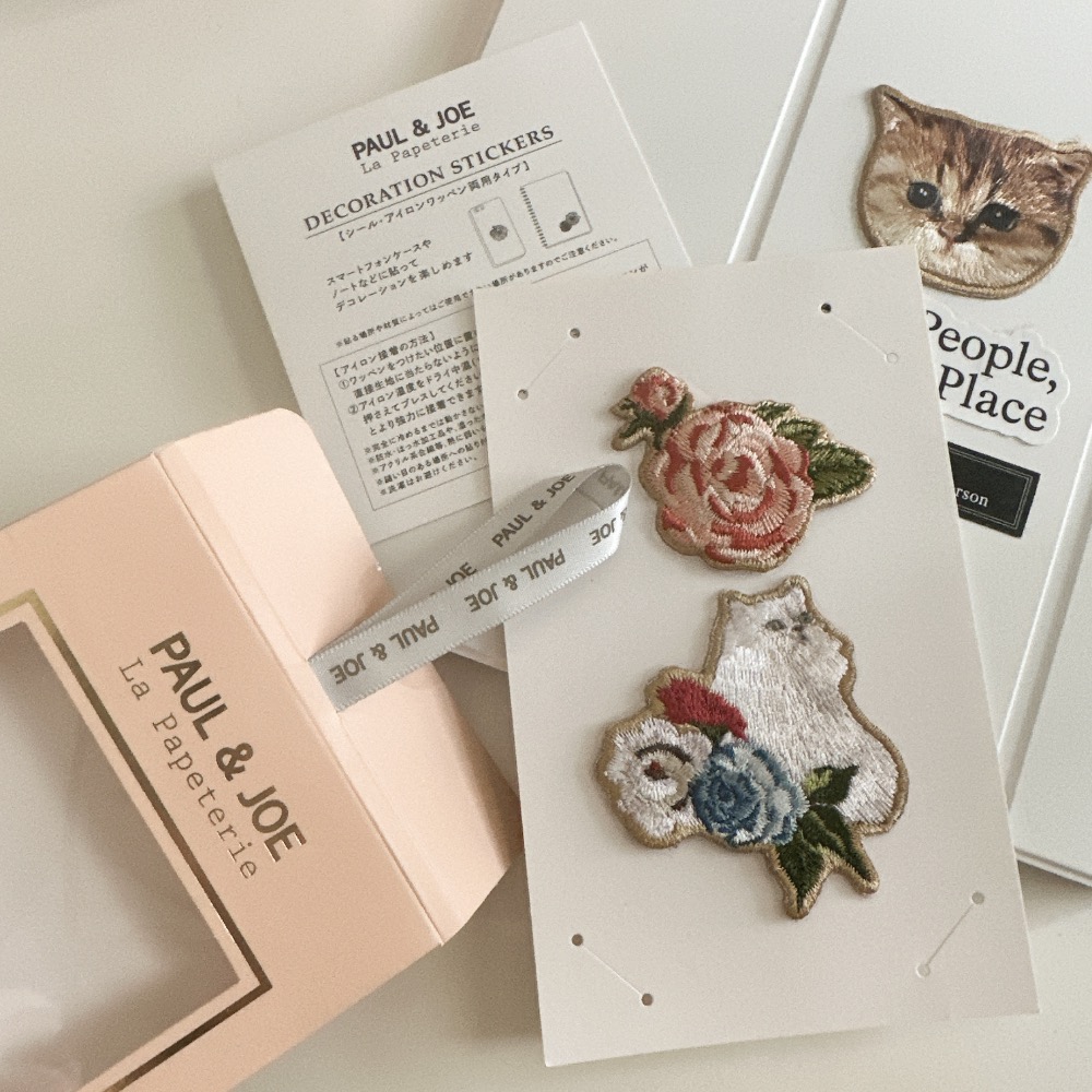 Paul&Joe Marks 刺繡布貼- 貓咪肉球-細節圖2