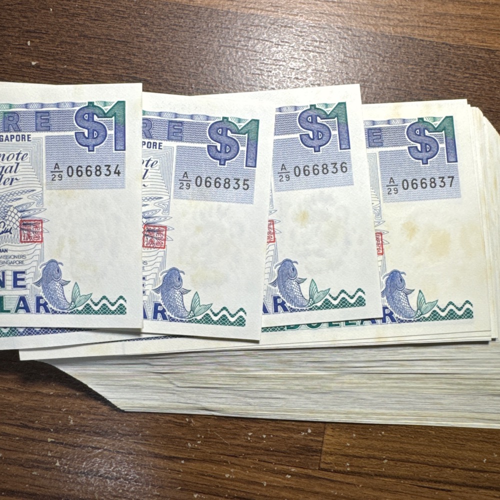 新加坡 紙鈔 絕版錢幣 帆船系列 紀念性販售-細節圖3
