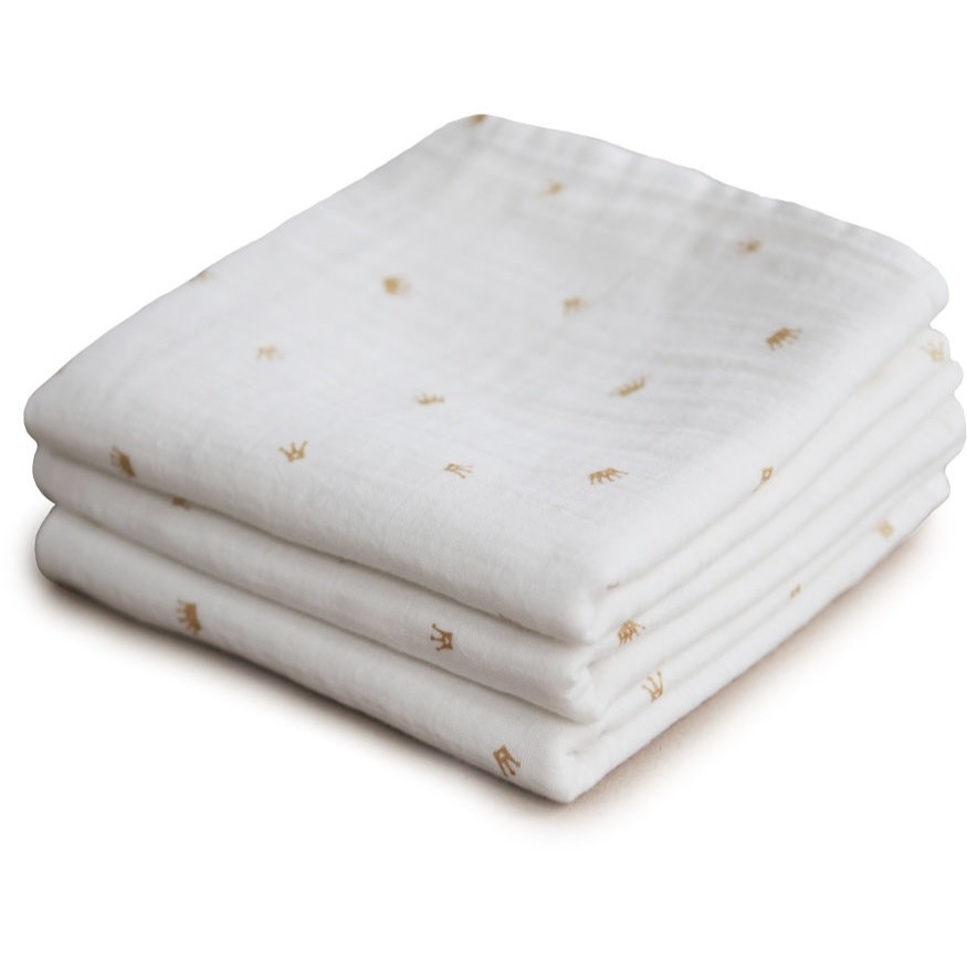 【預購】美國 Mushie 紗布巾三件組58x59_1080-細節圖4