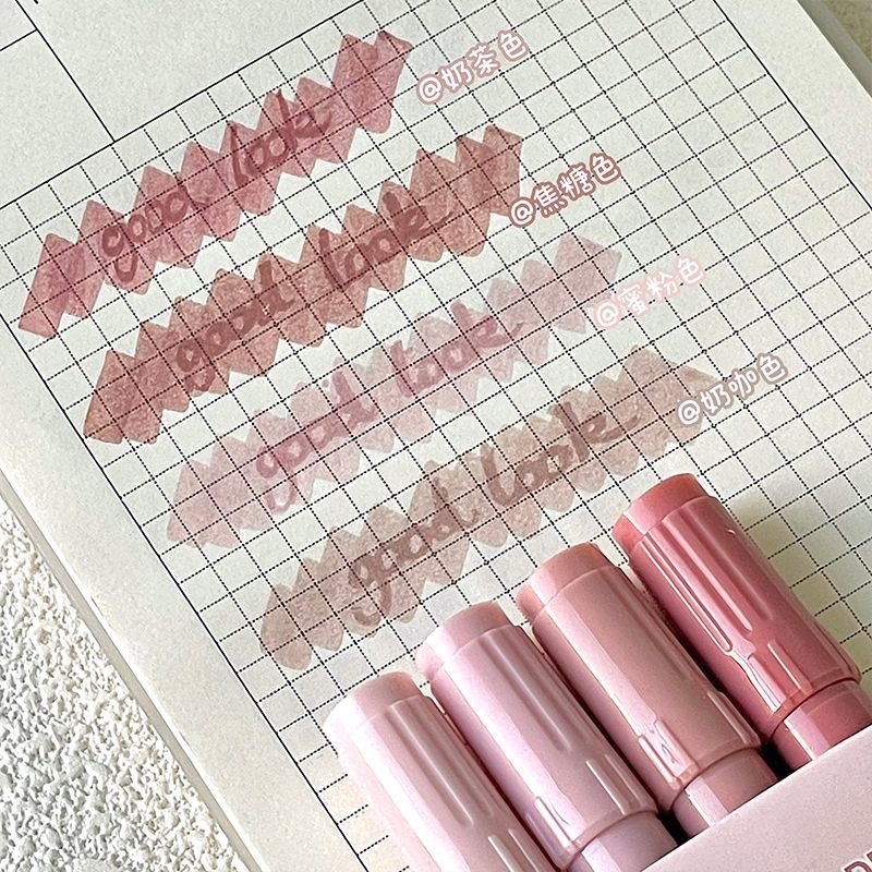 1盒4隻高顏直雙頭螢光筆-規格圖1