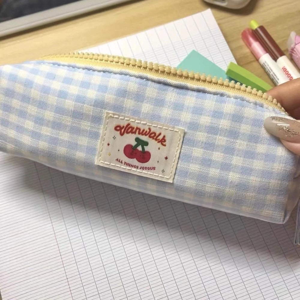拼接格子筆袋-細節圖2