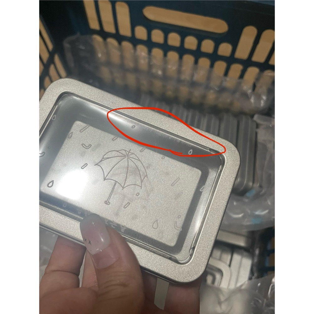 雨傘開窗 鐵盒-細節圖2