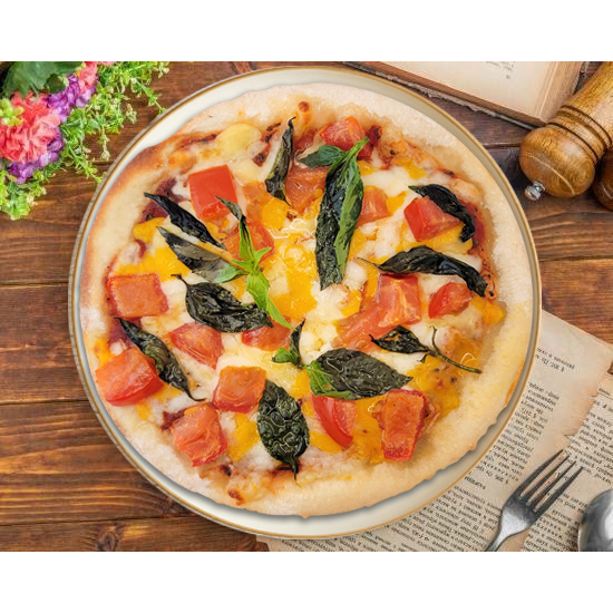 嚐披薩 6吋冷凍披薩-瑪格麗特 (奶素)-細節圖2