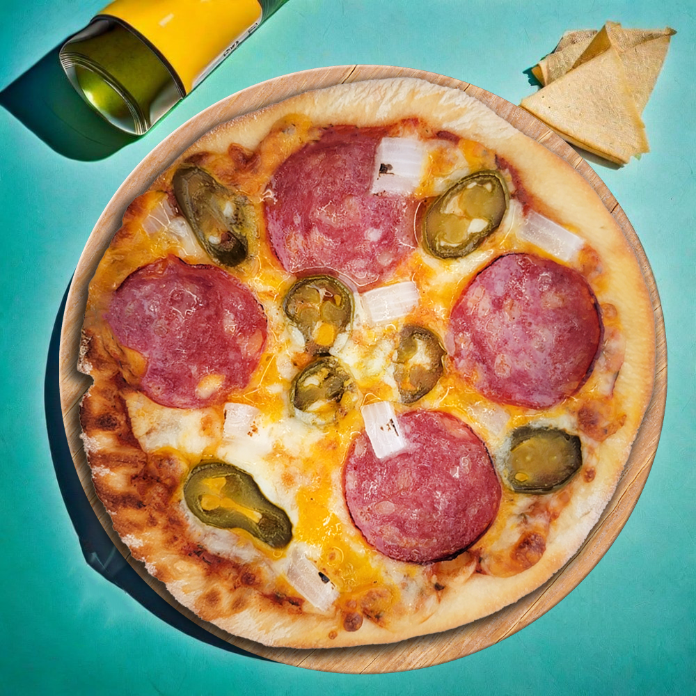 嚐披薩 6吋冷凍披薩-墨西哥臘腸-細節圖2