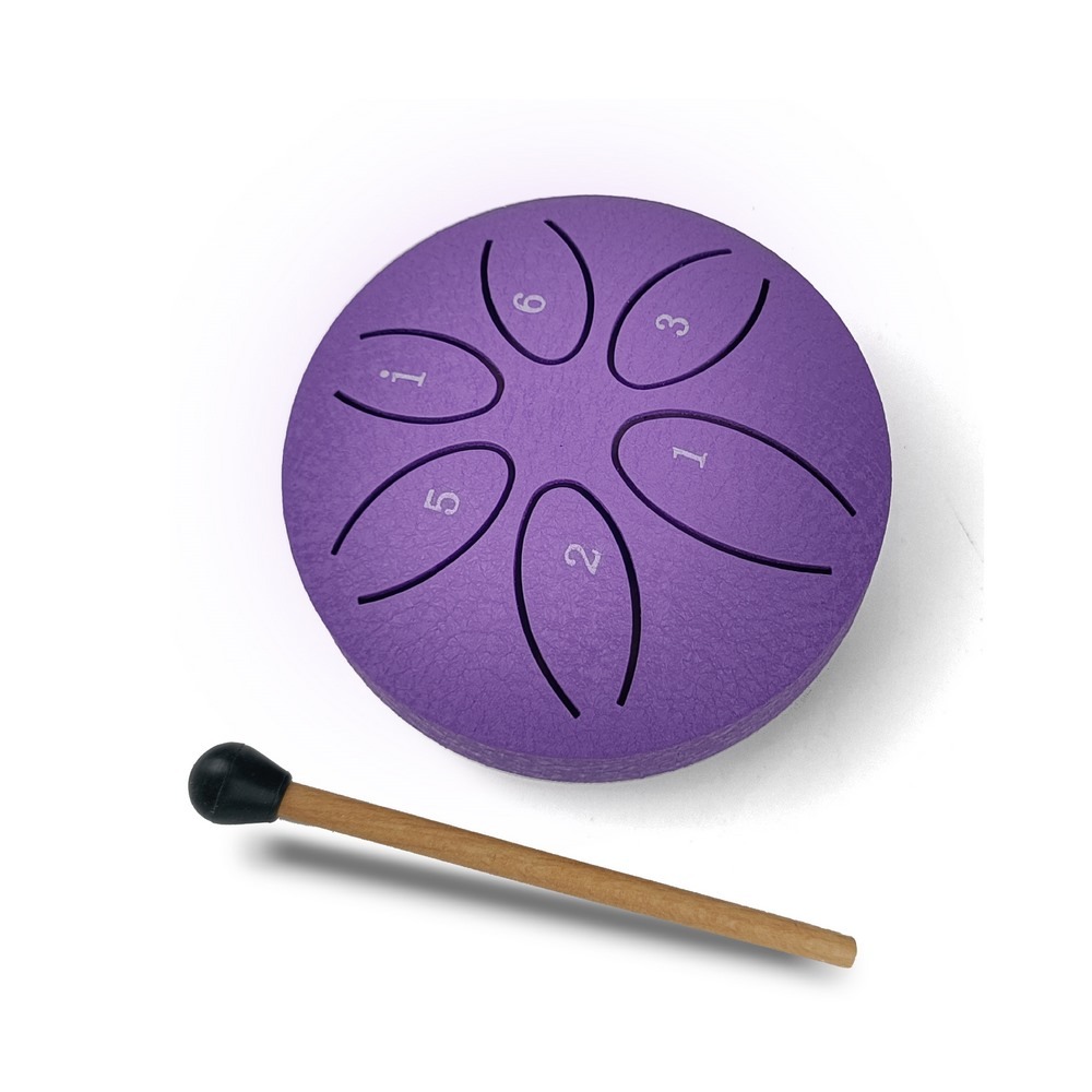 KONIX 六音空靈鼓 便攜式 迷你手碟 配鼓棒-規格圖1