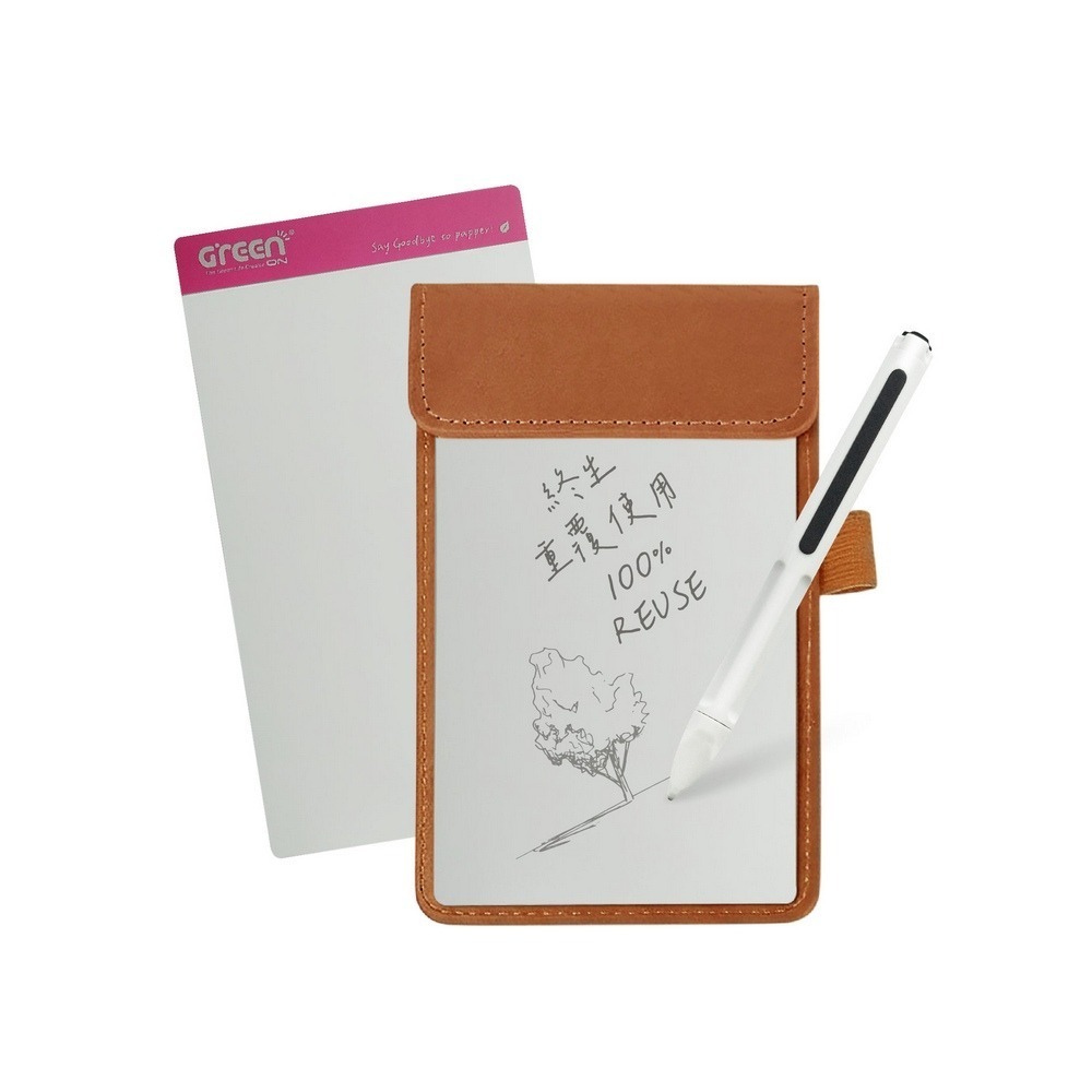 【Green Board】7.2吋磁性電紙板 MT7進階收納組(電紙板x2+手寫筆+皮革夾) MIT雙專利設計-細節圖5