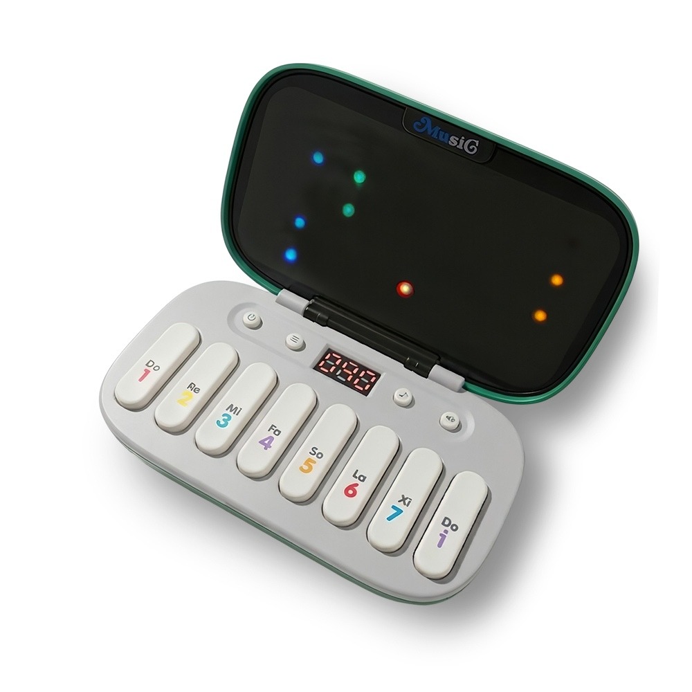 KONIX 掌上音樂電子琴 331A 發光節奏遊戲 不用看譜學音樂 手眼協調訓練 益智學習玩具-規格圖2